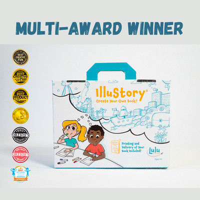 Lulu Jr. Illustory Write Illustrate Publish Your Own Hardcover Book Kit Ages 6+