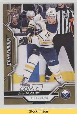 2018-19 Upper Deck Compendium Gold Jake McCabe #48 READ 5yy