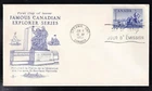 Canada FDC 1958 Explorer La Vérendrye, unaddressed Rosecraft sc#378