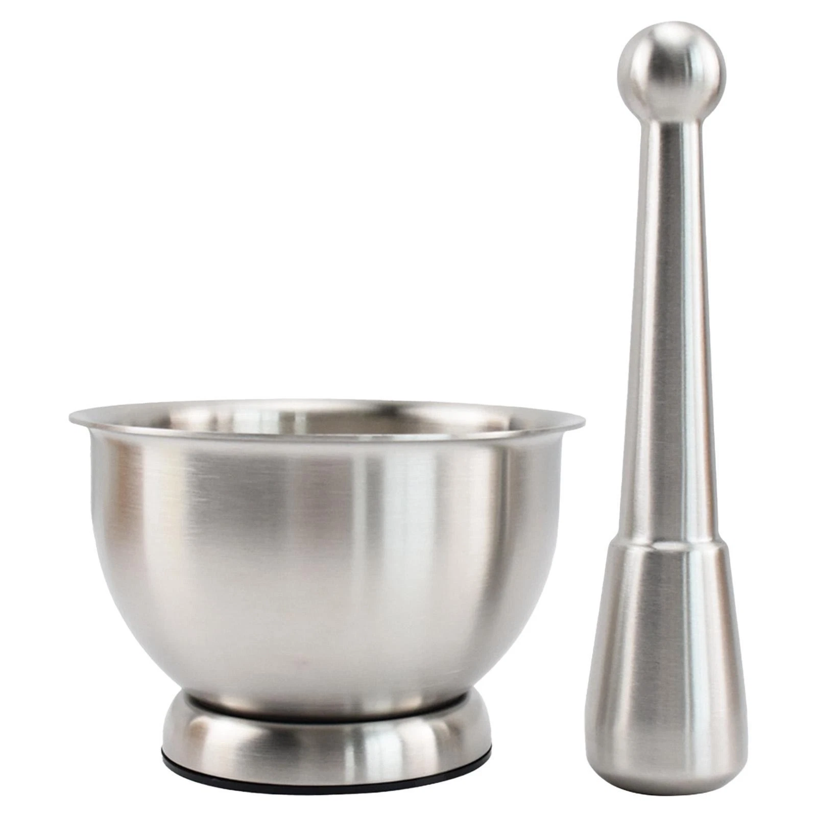 Spice Grinding Set Wide Mouth Garlic Pounder for Ginger Chutney Pesto Sauce