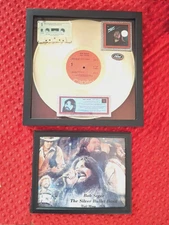 Bob Seger NIGHT MOVES Gold Record + group photo