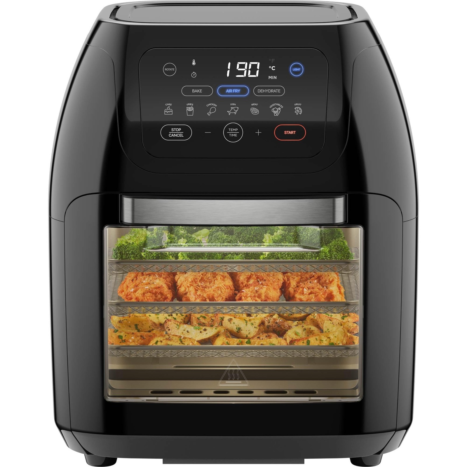 CHEFMAN 5 in 1 Air Fryer Oven with Rotisserie 10L 1800W 17 Presets Air Fry