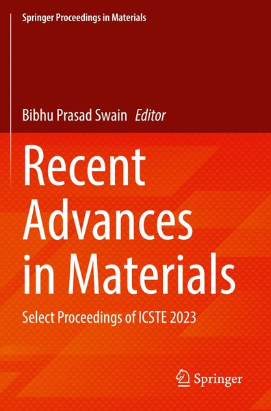 Bibhu Prasad Swain | Recent Advances In Materials | Taschenbuch | Englisch | Xi-image