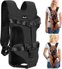 Large Dog Front Carrier, Hands-Free for Hiking/Cycling