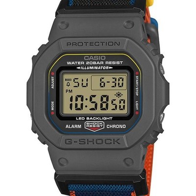 Casio G-Shock Uhr DW-5600MNC-8A2JF Grau Magnetschnalle Stretchband Neu mit Box