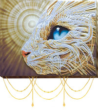 Bead Embroidery Kit "Latte" Stitching Handmade Beadwork