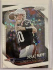 2025 Panini Prizm Football Drake Maye White Disco Parallel