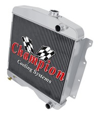 Ar Champion 3 Row Radiator W 16 Fan And Shroud For 1948 - 1951 Jeep Willys Ar Champion 3 Row Radiator W 16 Fan And Shroud For 1948 - 1951 Jeep Willys