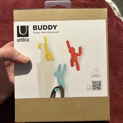 Umbra Buddy Wandhaken - Deko Wandgarderobenhaken 3er Set