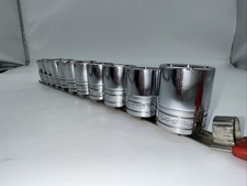 Snap On Socket Set Chrome 1/2” Drive Short TW Series Snap On Socket Set Chrome 1/2” Drive Short TW Series