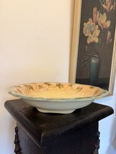 Hand Painted Vintage Bowl Ceramic Dish Serving Dish Snack Bowl