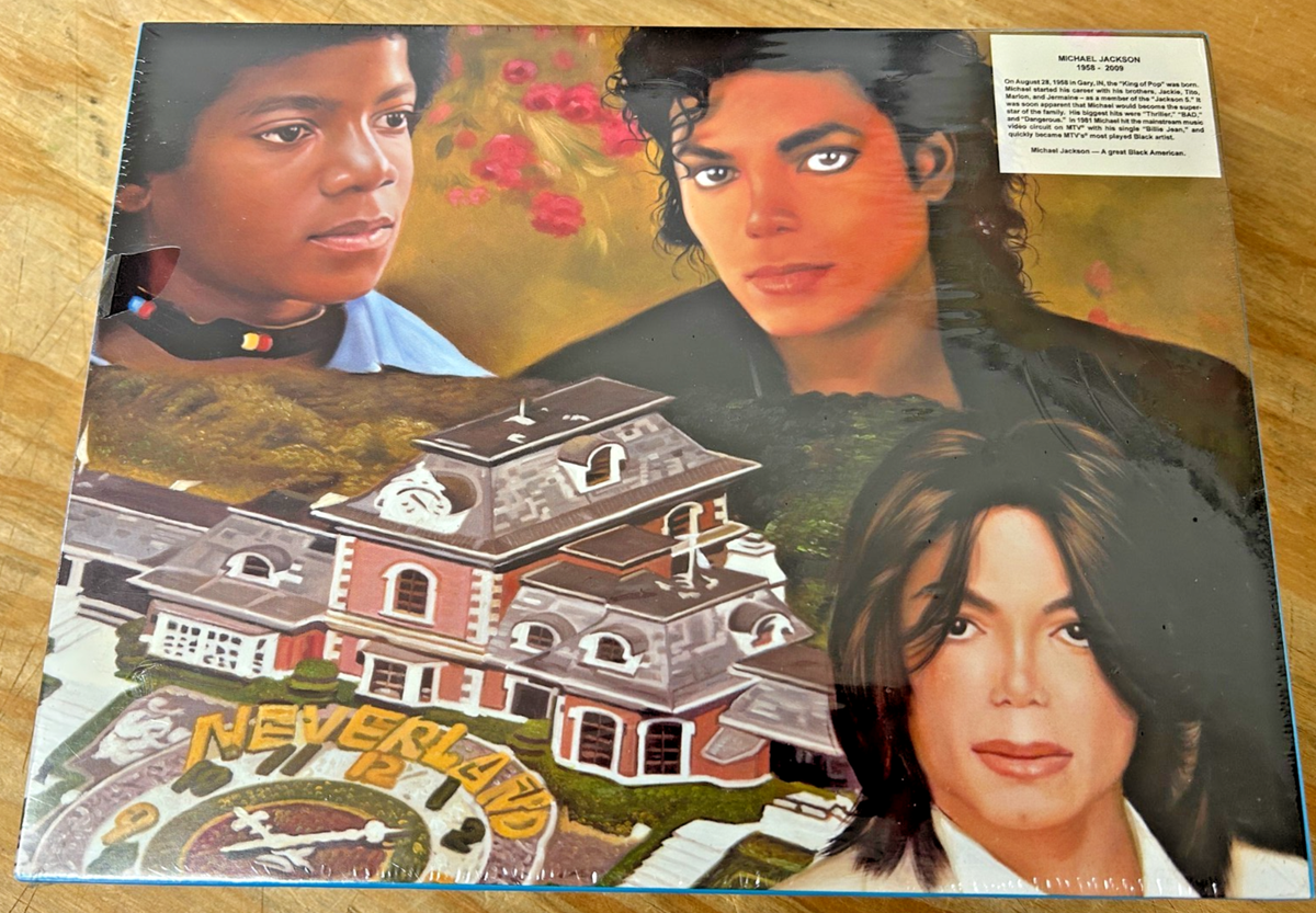 RARE Michael Jackson 1026 Pieces Jigsaw Puzzle Complete Vintage