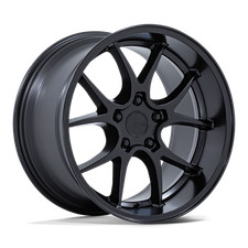 19x8.5 Rotiform Rc207 Ltn-j Matte Black Wheel 5x4.5 35mm