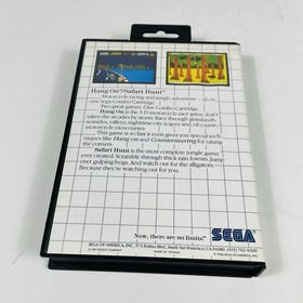 SEGA Master System Console, 2 Controllers, RF Switch, Power Supply and Game