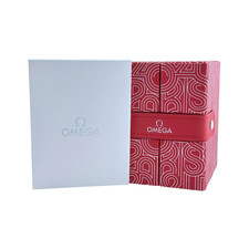 Omega Uhrenetui Etui Reiseetui Reisebox Box Paris Olympics 2024 Rot travel pouch