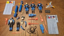 G.I. Joe 1991 Snake Eyes Cobra Commander lot file cards accessories