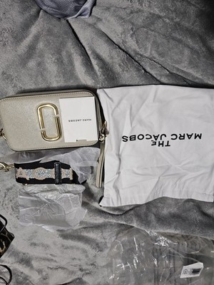 Marc Jacobs Snapshot Colorblock Crossbody Bag, Detachable Strap, Dust Bag, Logo