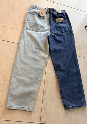 PULL & BEAR Jeans, blau, Gr. M, Jogger wide leg, Pull&Bear,