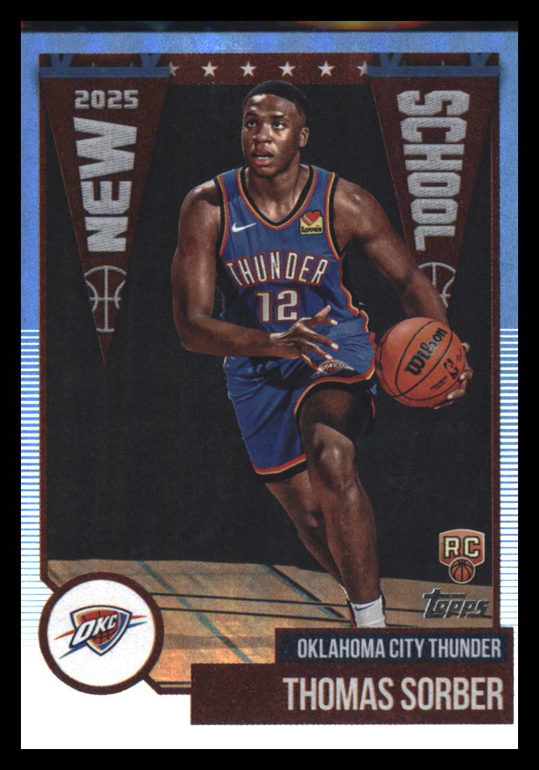 2025-26 Topps #NS-15 Thomas Sorber New School