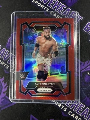 2024 Panini Prizm WWE Kofi Kingston Red #89/299
