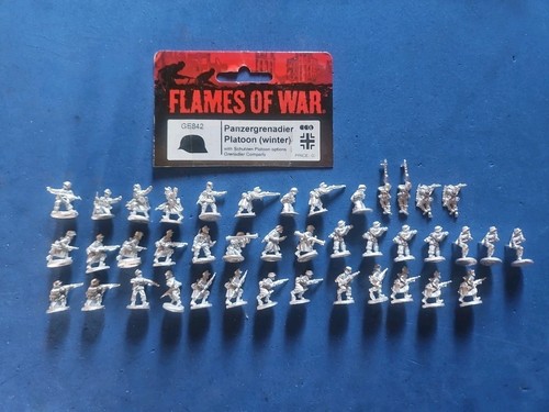 Battlefront Flames of War GE842 Panzergrenadier Platoon(winter)