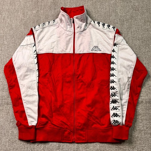 Kappa Track Jacket Tracksuit Top Banda Youth Full Zip Vintage Retro YXXL - Picture 1 of 12