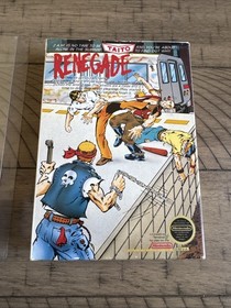Renegade Nintendo NES Taito 1988 Complete CIB Tested And Working