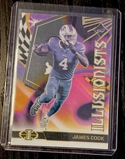 2023 Panini Illusions James Cook #5 ILLUSIONIST Buffalo Bills NFL Football Card
