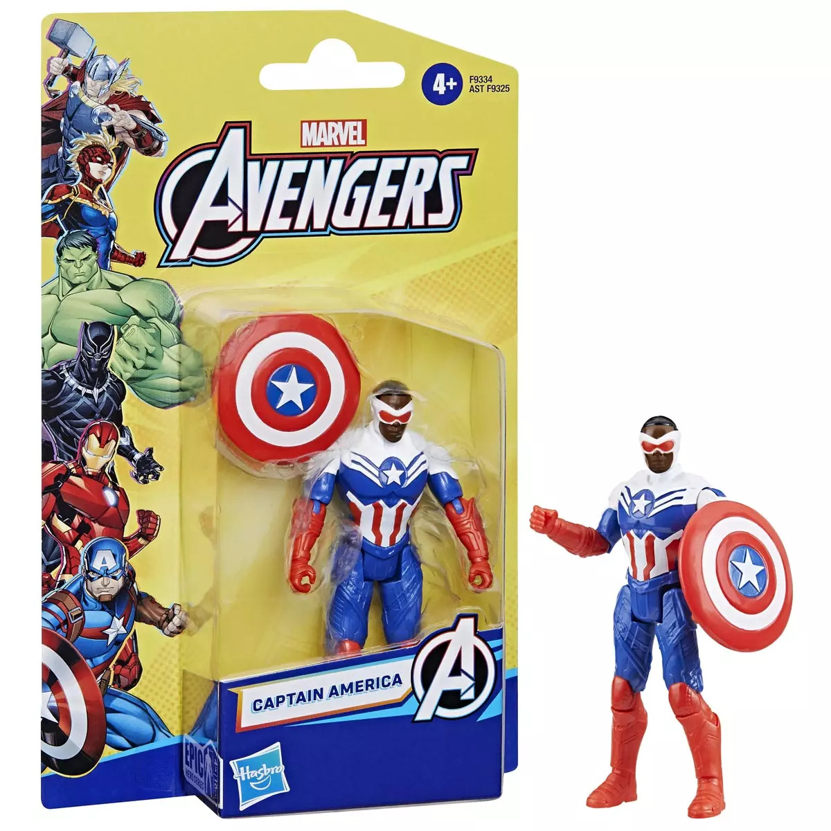 5010996197139 AVENGERS Kapitan Ameryka z Akcesorium figurka 10 cm Hasbro 5590₽