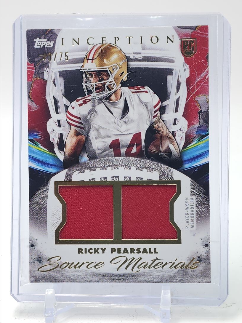 Ricky Pearsall Topps Inception Source Materials #SMRP Red