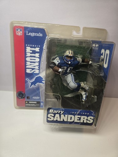New 2005 McFarlane BARRY SANDERS #20 Detroit LIONS NFL Legends - 第 1/6 張圖片