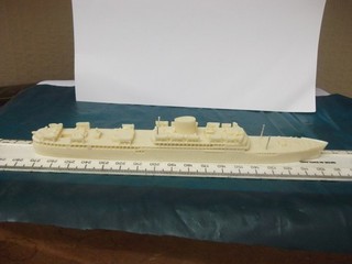 WIRRAL MINIATURE SHIP NO. 9G 1200/1250 SCALE 18.1 CM.