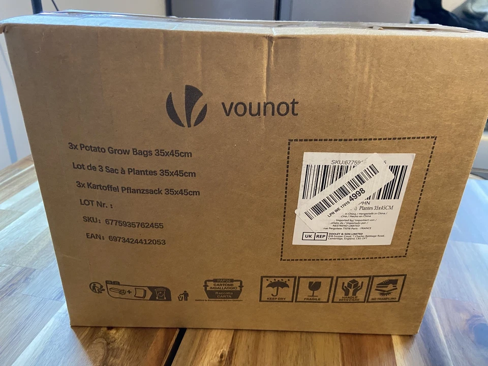 3 Potato Planters Grow Bags Sacks Vegetable Planter Container Home Garden - Image 3 of 4