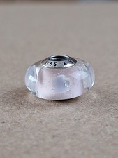 Pandora Murano Charm Blütenblatt mit Zirkonia. Wie Neu. Rarität 