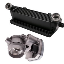 Turbo Intercooler Ladeluftkühler + Drosselklappe For BMW 3er Touring E91 325d
