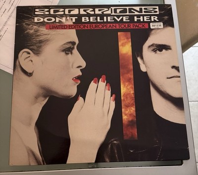 Scorpions Don t Believe Her Ltd Edition Gatefold Single 12 