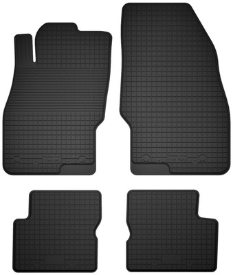 Gummifußmatten für: Fiat Linea (bj. 2009-2015) Schwarz Automatten 4-tlg set