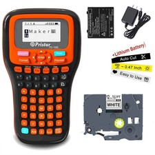 Handheld Label Maker Printer Machine For Brother P-touch TZe Label Tape 6~12mm