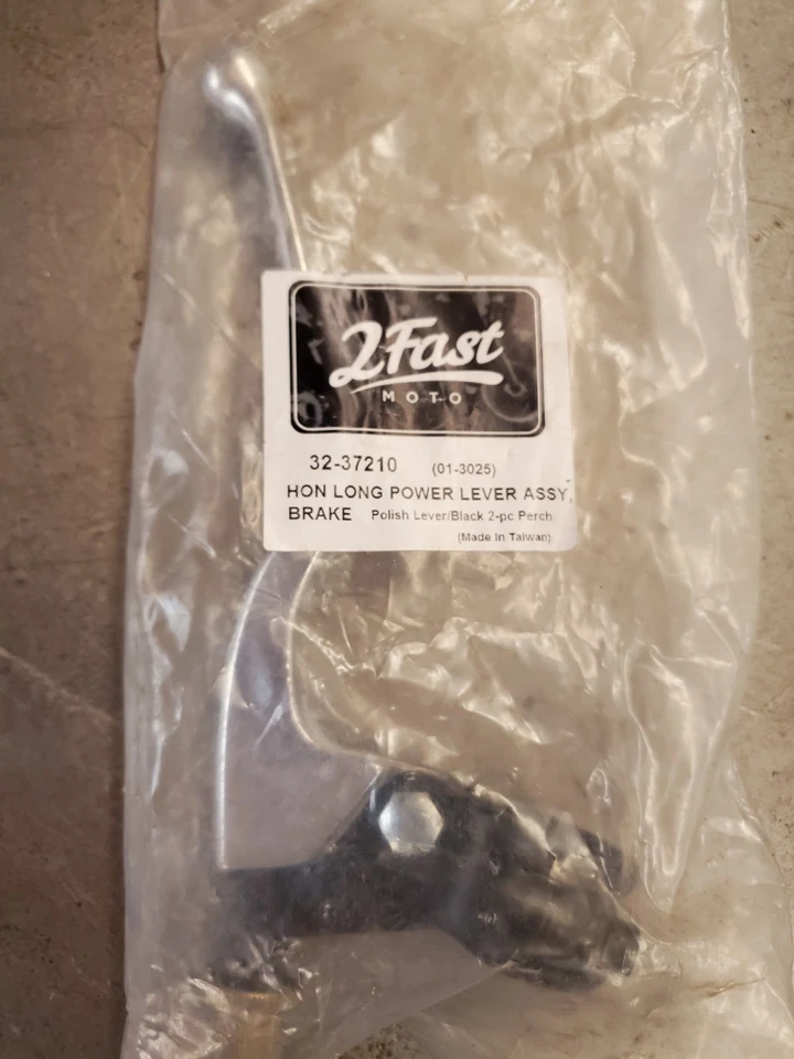 Conjunto de 2 perchas de freno rápidas para moto café corredor rata bobber chopper ¡¡Nuevo!!!  Foto 2 de 2