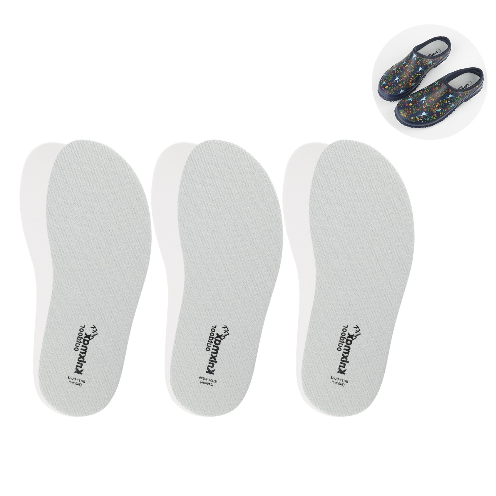 3 Pairs Grey