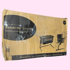 Baby Delight Beside Me Dreamer Bassinet Bedside Sleeper Gray 06040 #NO0350 (VK)