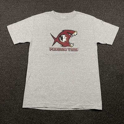Florida State Seminoles Mens T Shirt S Gray Short Sleeve Football Feeding Time