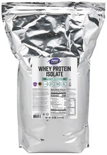 Now Foods Whey Protein Isolate Unflavored 10 lbs Powder 15.91 per gallon