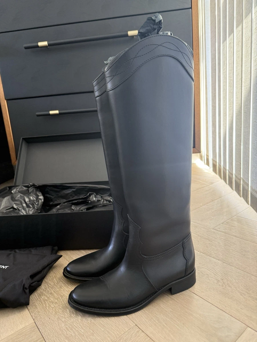 Saint Laurent Casual Low (1-1.9 in) Heel Height Boots for Women
