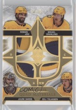 2021 Ultimate Collection Materials /25 Roman Josi Mikael Granlund Quad Patch 2vh