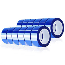 12 Rolls 20mm x16m 52FT Blue Heat Tape High Temperature Heat Resistant Tape ...