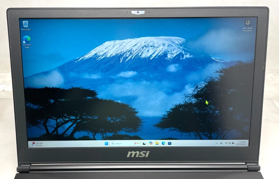 MSI MS-16K2 15.6" FHD i7-6700HQ 16GB RAM 128GB SSD 1TB HDD W11 "Pobre" Batería Foto 2 de 4