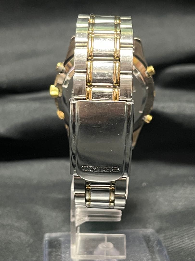 希少　SEIKO　クロノグラフ　SQ 50 Seiko SQ 50 Chronograph Vintage Date Quartz Mens Watch Authentic