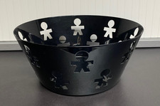 Alessi King Kong 20x9 Brotschale Obstschale Schale Korb rund schwarz Girotondo*