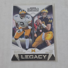 Panini 2019 Contenders Draft Picks Legacy Insert #8 Woodson Brady Michigan